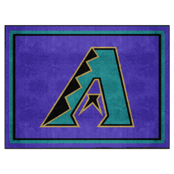 Arizona Diamondbacks 8ft. x 10 ft. Plush Area Rug - Retro Collection