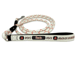 Arizona Diamondbacks A Logo Frozen Rope Baseball Leather Leash - L