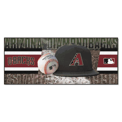 Arizona Diamondbacks Baseball Runner Rug - 30in. x 72in.