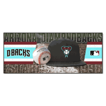 Arizona Diamondbacks Baseball Runner Rug - 30in. x 72in.