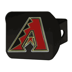 Arizona Diamondbacks Black Metal Hitch Cover - 3D Color Emblem