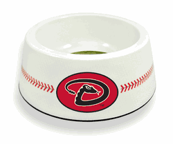 Arizona Diamondbacks Classic Baseball Pet Bowl