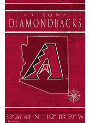 Arizona Diamondbacks Coordinates 17x26