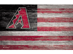 Arizona Diamondbacks Distressed Flag 11x19