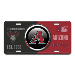 Arizona Diamondbacks Embossed Metal License Plate