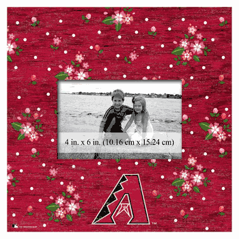 Arizona Diamondbacks Floral 10x10 Frame
