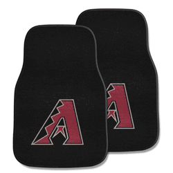 Arizona Diamondbacks Front Carpet Car Mat Set - 2 Pieces