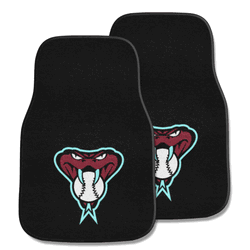Arizona Diamondbacks Front Carpet Car Mat Set - 2 Pieces