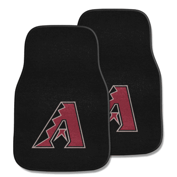 Arizona Diamondbacks Front Carpet Car Mat Set - 2 Pieces