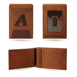 Arizona Diamondbacks Genuine Leather Front Pocket Wallet