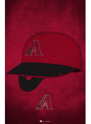 Arizona Diamondbacks Ghost Helmet 17x26