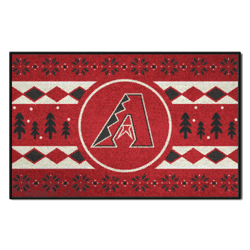 Arizona Diamondbacks Holiday Sweater Starter Mat Accent Rug - 19in. x 30in.