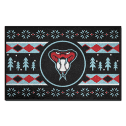 Arizona Diamondbacks Holiday Sweater Starter Mat Accent Rug - 19in. x 30in.