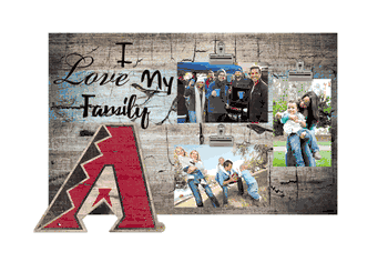 Arizona Diamondbacks I Love my Family Clip Frame