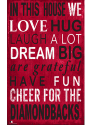 Arizona Diamondbacks In This House Sign