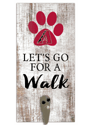 Arizona Diamondbacks Leash Holder 6x12 Sign
