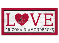 Arizona Diamondbacks Love 6x12 Sign