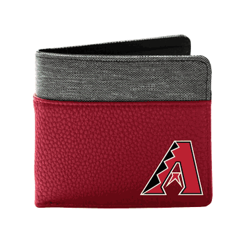 Arizona Diamondbacks Pebble BiFold Wallet DRED