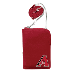 Arizona Diamondbacks Pebble Smart Purse Dark Red