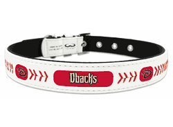 Arizona Diamondbacks Pet Collar Classic Baseball Leather Size Medium CO