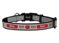 Arizona Diamondbacks Pet Collar Reflective Baseball Size Small CO