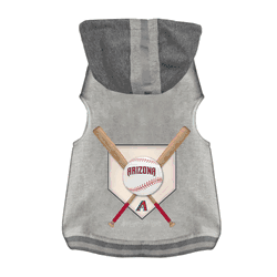 Arizona Diamondbacks Pet Hooded Crewneck Type  - Small