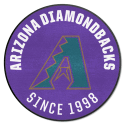 Arizona Diamondbacks Roundel Rug - 27in. Diameter 1998 Retro Logo