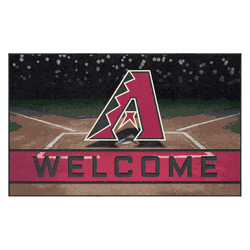 Arizona Diamondbacks Rubber Door Mat - 18in. x 30in.