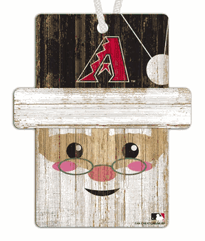 Arizona Diamondbacks Santa Ornament