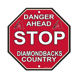 Arizona Diamondbacks Sign 12x12 Plastic Stop Style CO