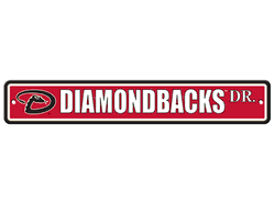Arizona Diamondbacks Sign 4x24 Plastic Street Style CO