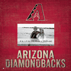 Arizona Diamondbacks Team Name Frame 10"x10"