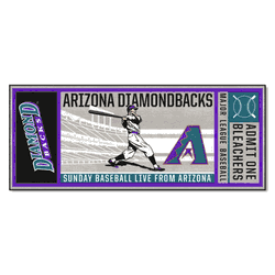 Arizona Diamondbacks Ticket Runner Rug - 30in. x 72in.