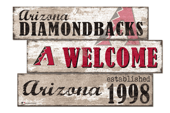 Arizona Diamondbacks Welcome 3 Plank