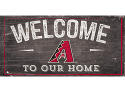 Arizona Diamondbacks Welcome Distressed Sign