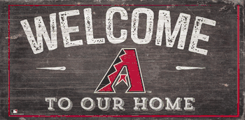 Arizona Diamondbacks Welcome Distressed Sign