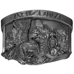 Arizona Eagle Antiqued Belt Buckle
