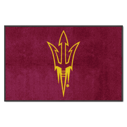 Arizona State 4X6 High-Traffic Mat with Durable Rubber Backing - Landscape Orientation