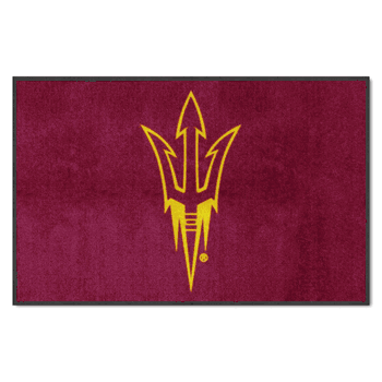 Arizona State 4X6 High-Traffic Mat with Durable Rubber Backing - Landscape Orientation