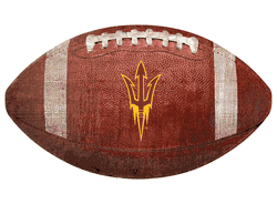 Arizona State Sun Devils 12" Football Shaped Sign