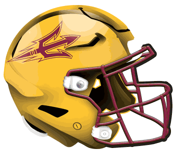 Arizona State Sun Devils 12in Authentic Helmet Sign