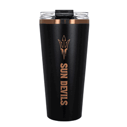 Arizona State Sun Devils 32oz Black and Copper Big Slim with Straw