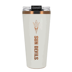 Arizona State Sun Devils 32oz Crme and Copper Big Slim Tumbler with Straw