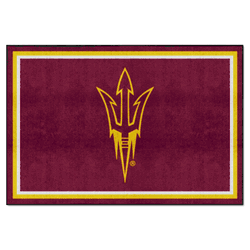 Arizona State Sun Devils 5ft. x 8 ft. Plush Area Rug, Pitchfork Logo