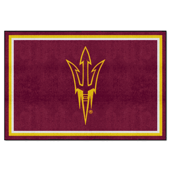Arizona State Sun Devils 5ft. x 8 ft. Plush Area Rug, Pitchfork Logo