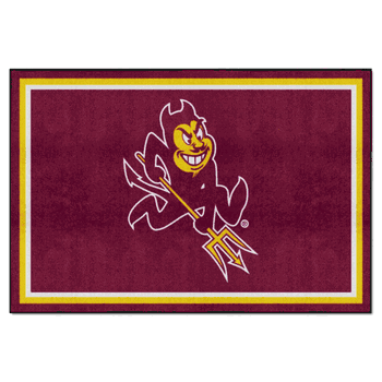 Arizona State Sun Devils 5ft. x 8 ft. Plush Area Rug, Sparky Logo