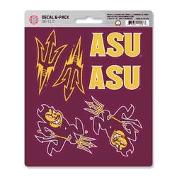 Arizona State Sun Devils 6 Count Mini Decal Sticker Pack