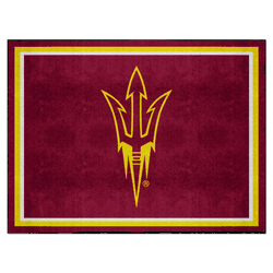 Arizona State Sun Devils 8ft. x 10 ft. Plush Area Rug, Pitchfork Logo