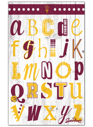 Arizona State Sun Devils Alphabet 11x19 Sign