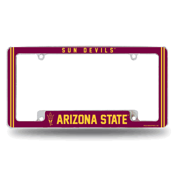 Arizona State Sun Devils Alternate Design All Over Chrome Frame